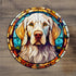 English Setter Glass Suncatcher Worktop Saver